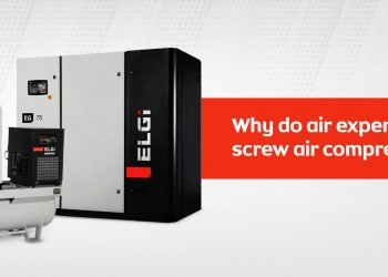 Why do air experts suggest screw air compressors?