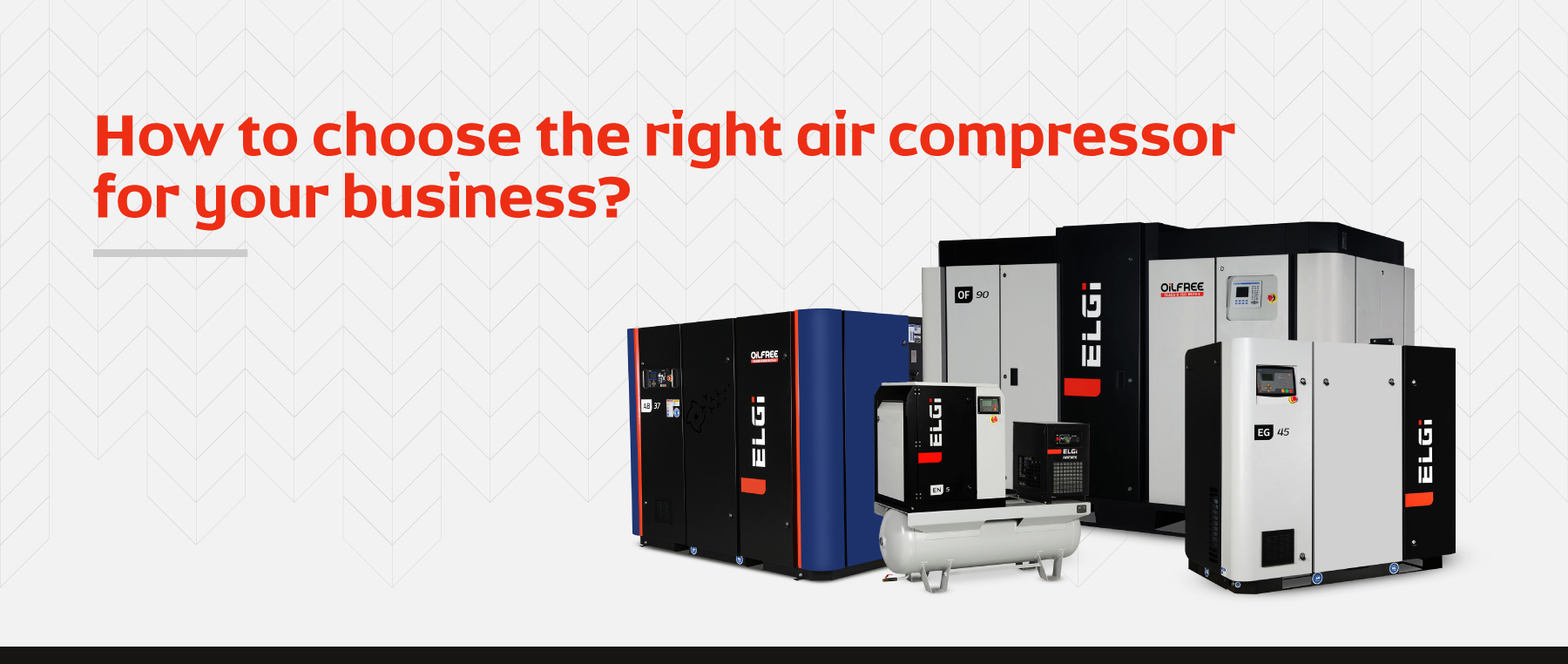 How to choose the right air compressor for your business?