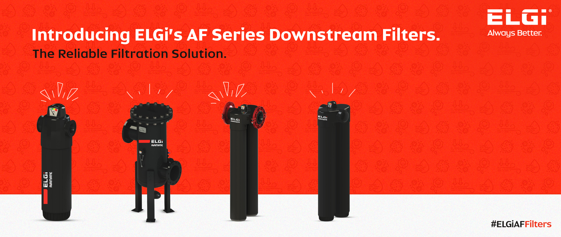 Introducing ELGi’s AF Series Downstream Filters.