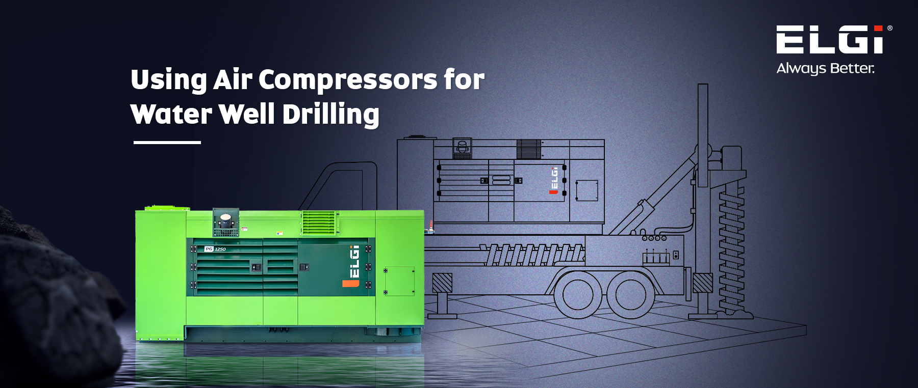 Using Air Compressors for Water Well Drilling