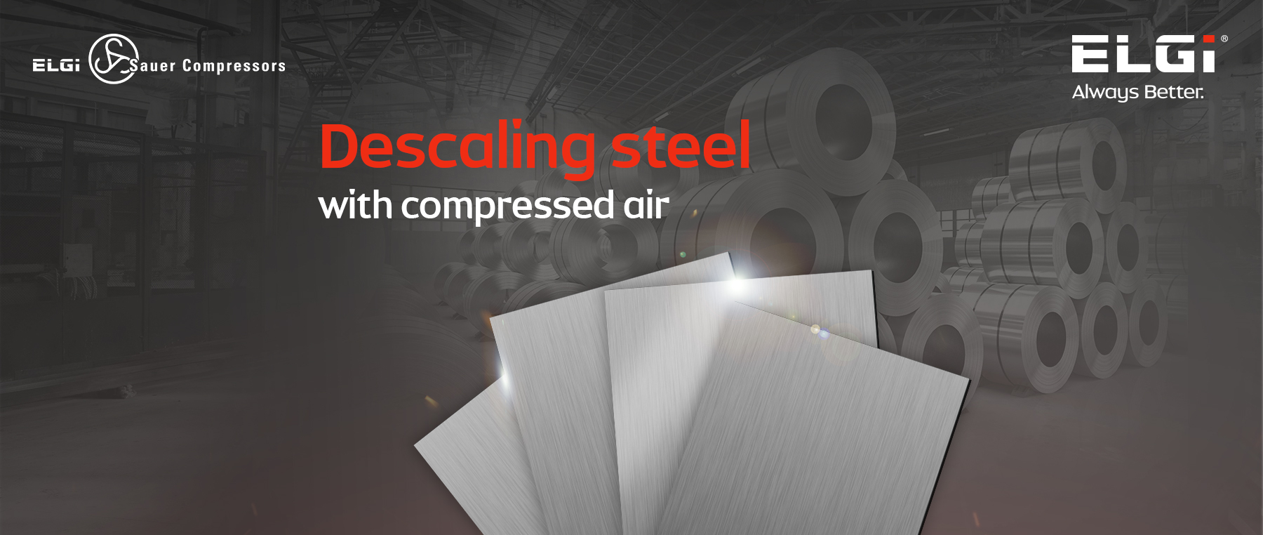 Descaling Steel with Compressed Air