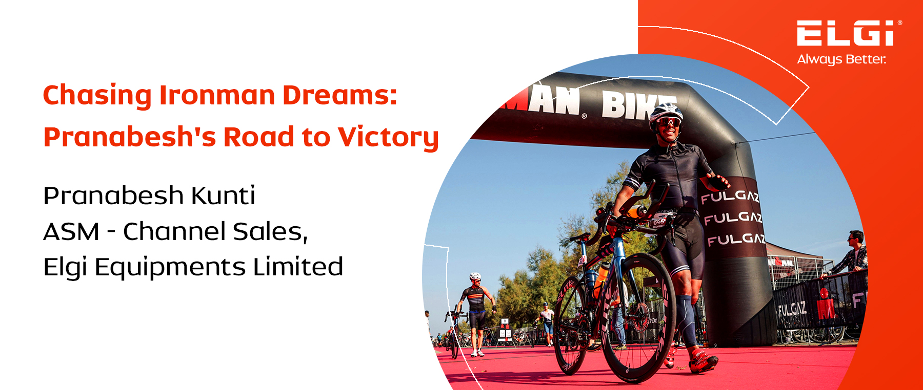 Following Dreams – The inspirational story of Pranabesh Kunti and his journey of Ironman in Italy